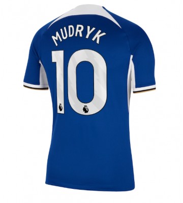 Chelsea Mykhailo Mudryk #10 Replika Hjemmebanetrøje 2023-24 Kortærmet